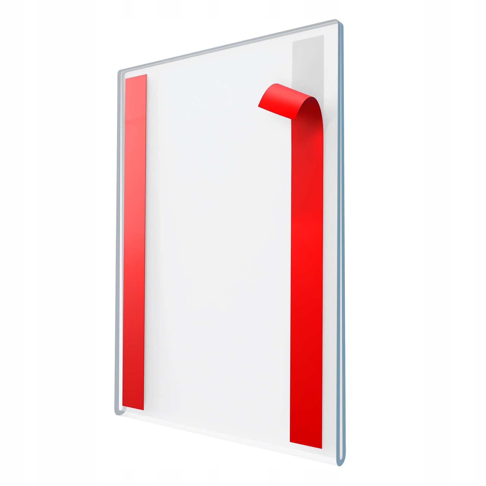 A4 Pion - KOSZULKA TABLICZKA RAMKA KIESZEŃ WISZĄCA z PLEXI / pleksi