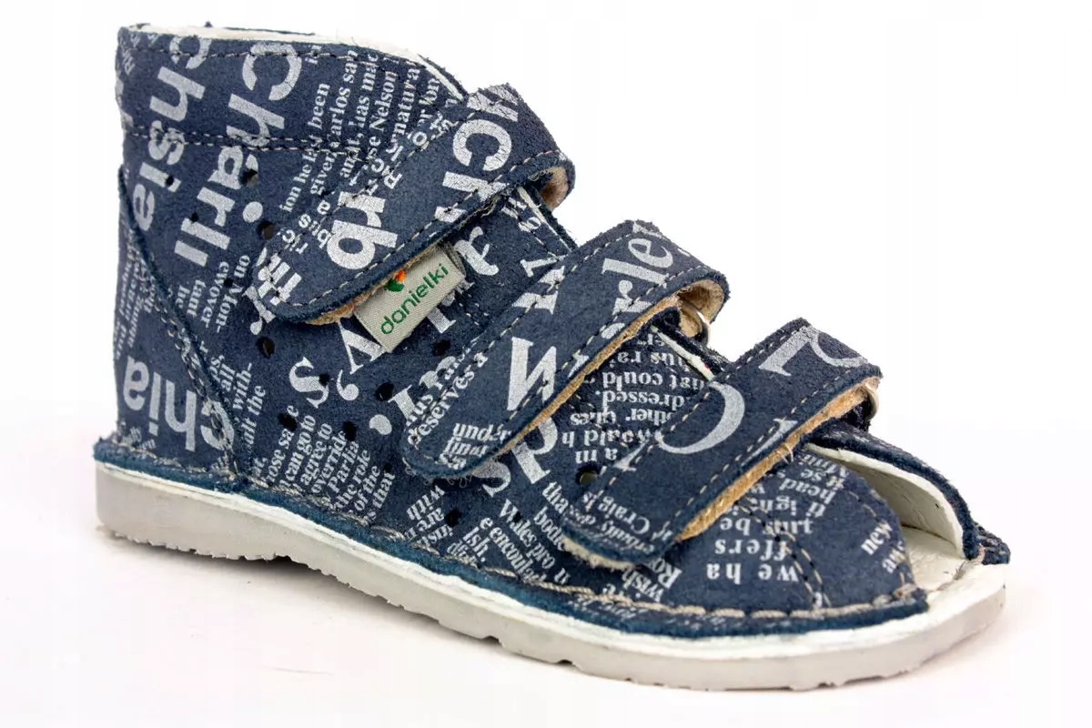 

Kapcie Danielki T105L profilaktyczne jeans R21
