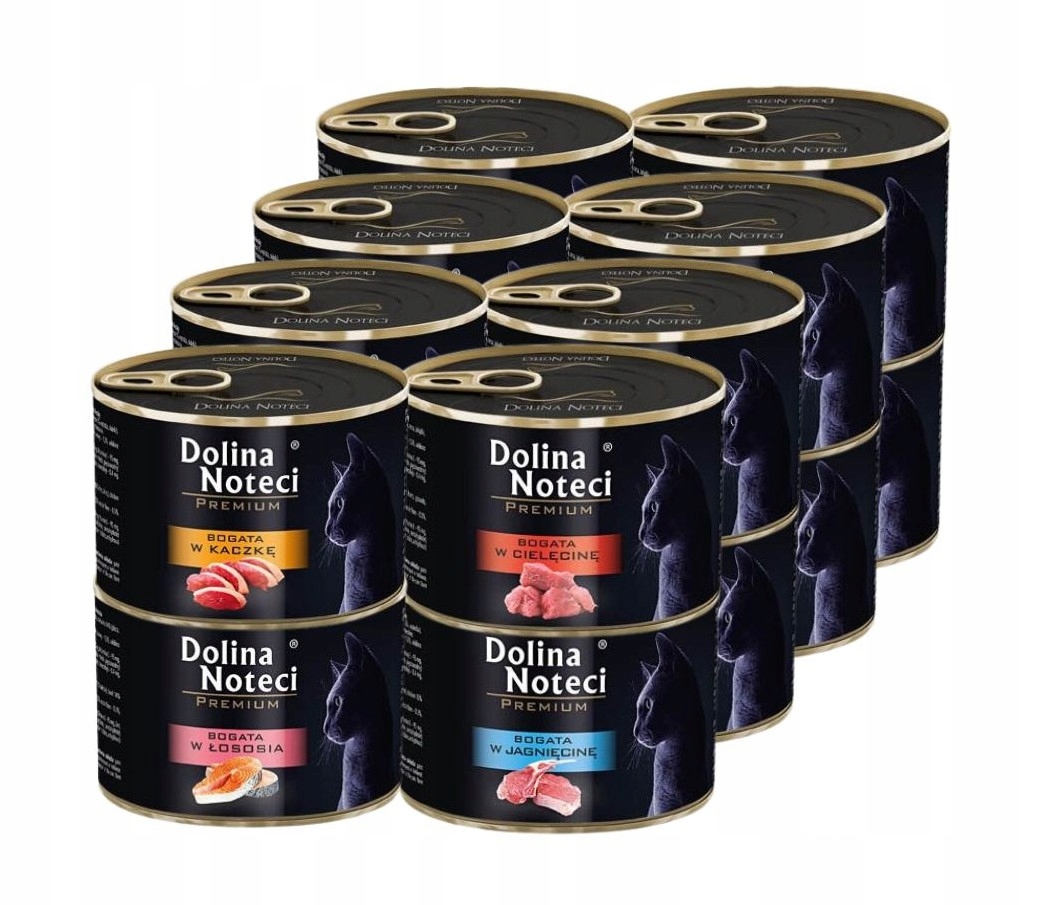 Levně Dolina Noteci Premium Mokré krmivo pro kočky mix chutí 16x185g