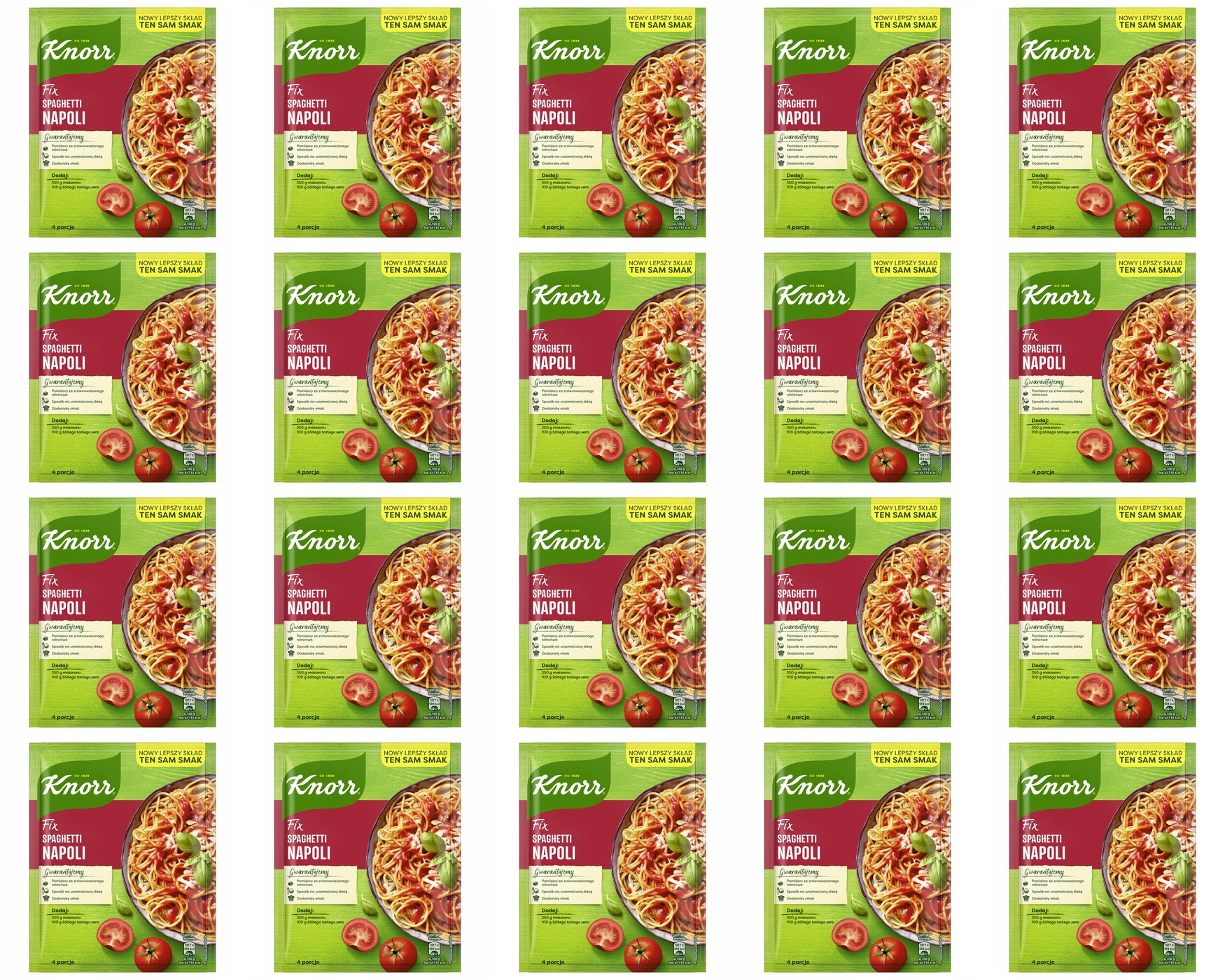 Levně 20 x 45 g Knorr Fix Spaghetti Napoli Karton