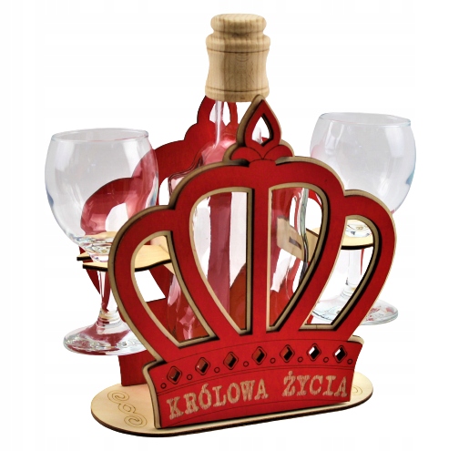 

Królowa Życia... Karafka Kieliszki do wina