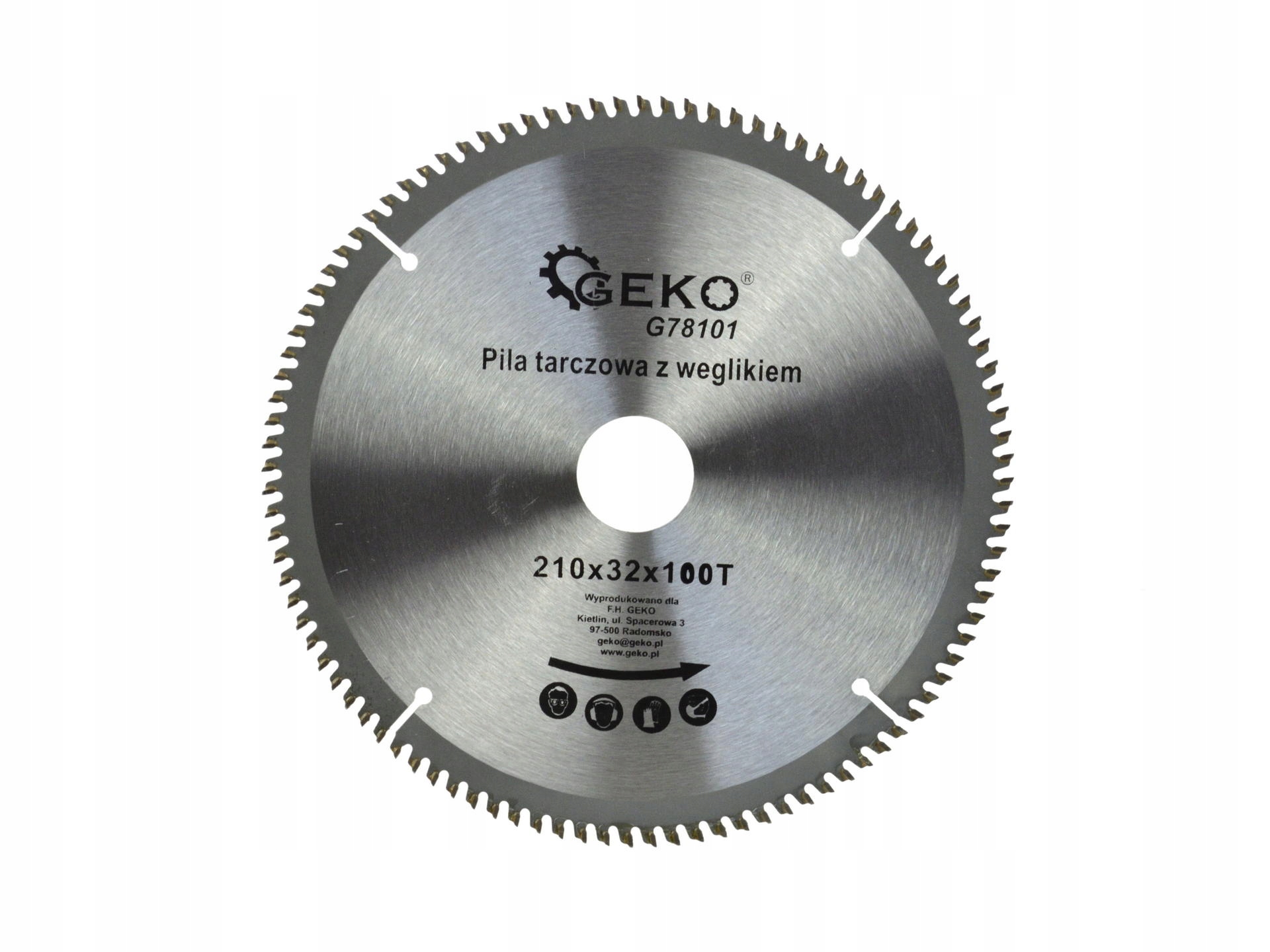 

Tarcza Widiowa Piła Do Aluminium 210mm 100Z +reduk