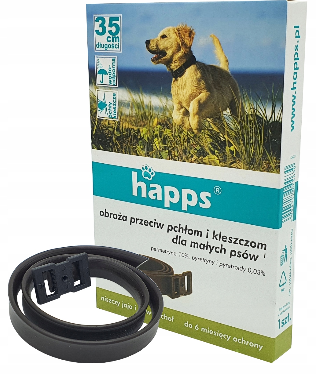 

Obroża Odstraszająca Pchły Kleszcze Dla Psa 35cm H