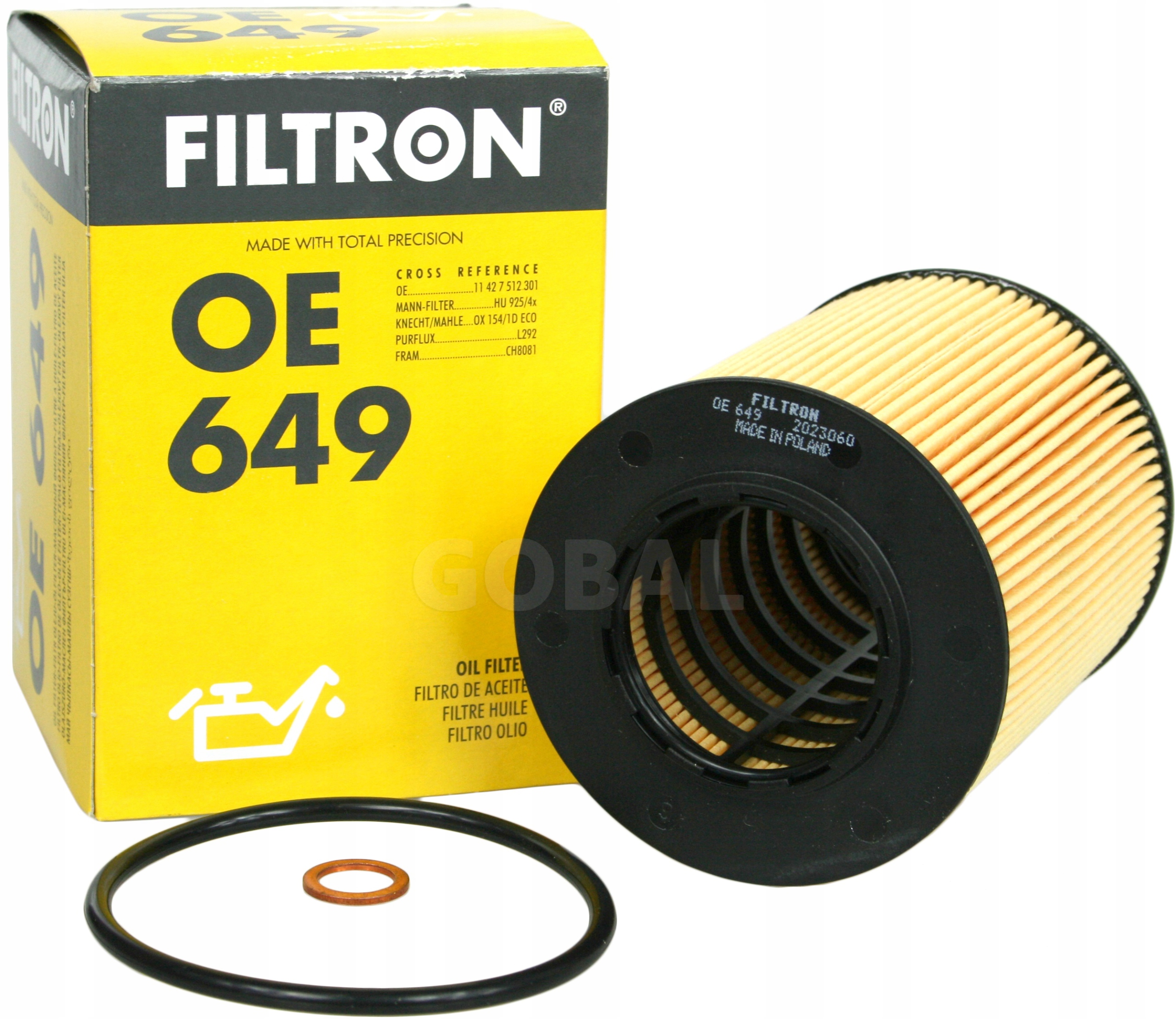 

Filtr Oleju Filtron Oe 649 Bmw benzyna