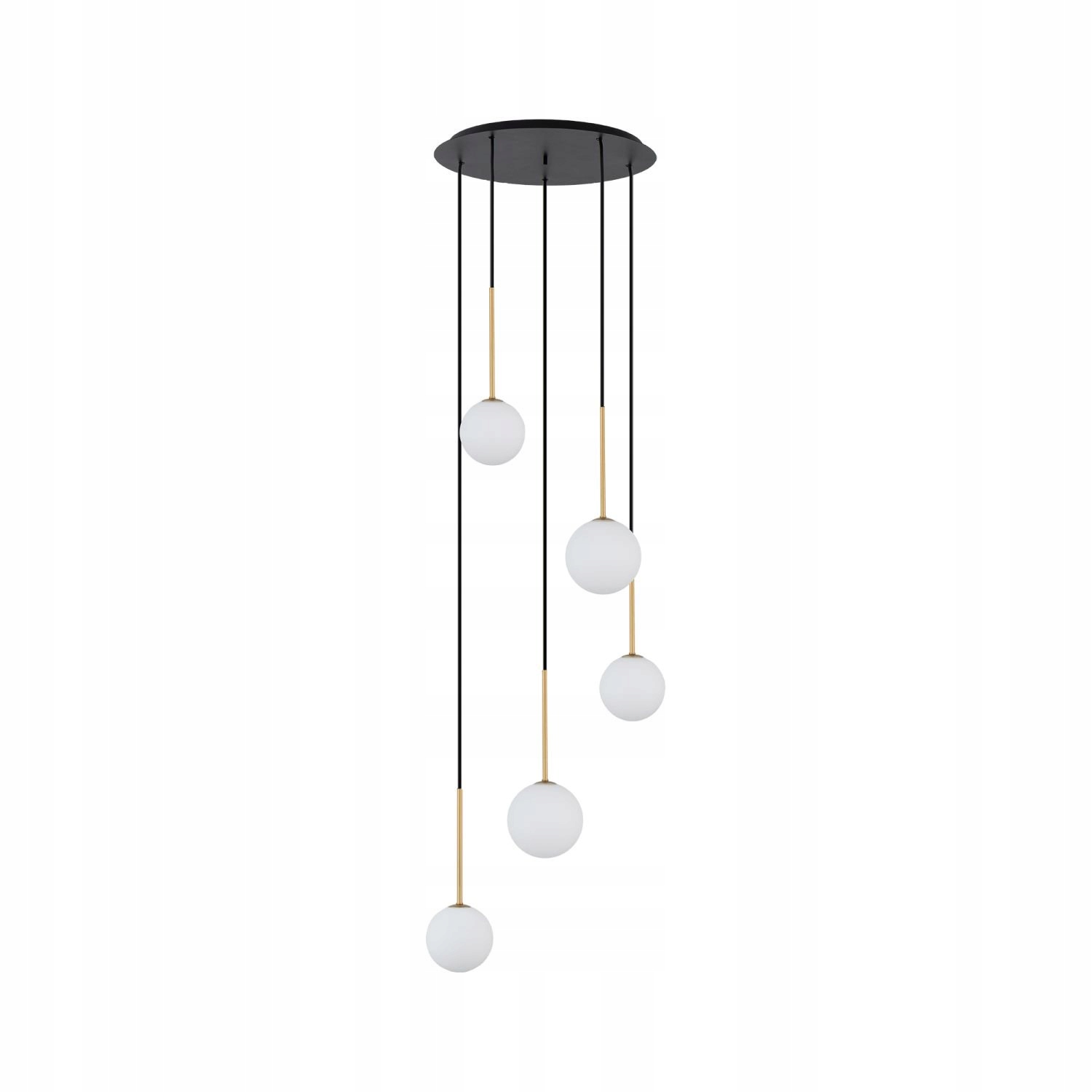 Závesná lampa čierna Karo nad jedálenský stôl Nowodvorski