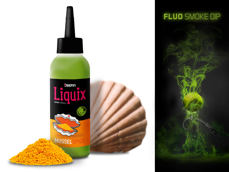 Dip Delphin Fluo Dip D Snax Liquix 100ml Małże Przyprawy