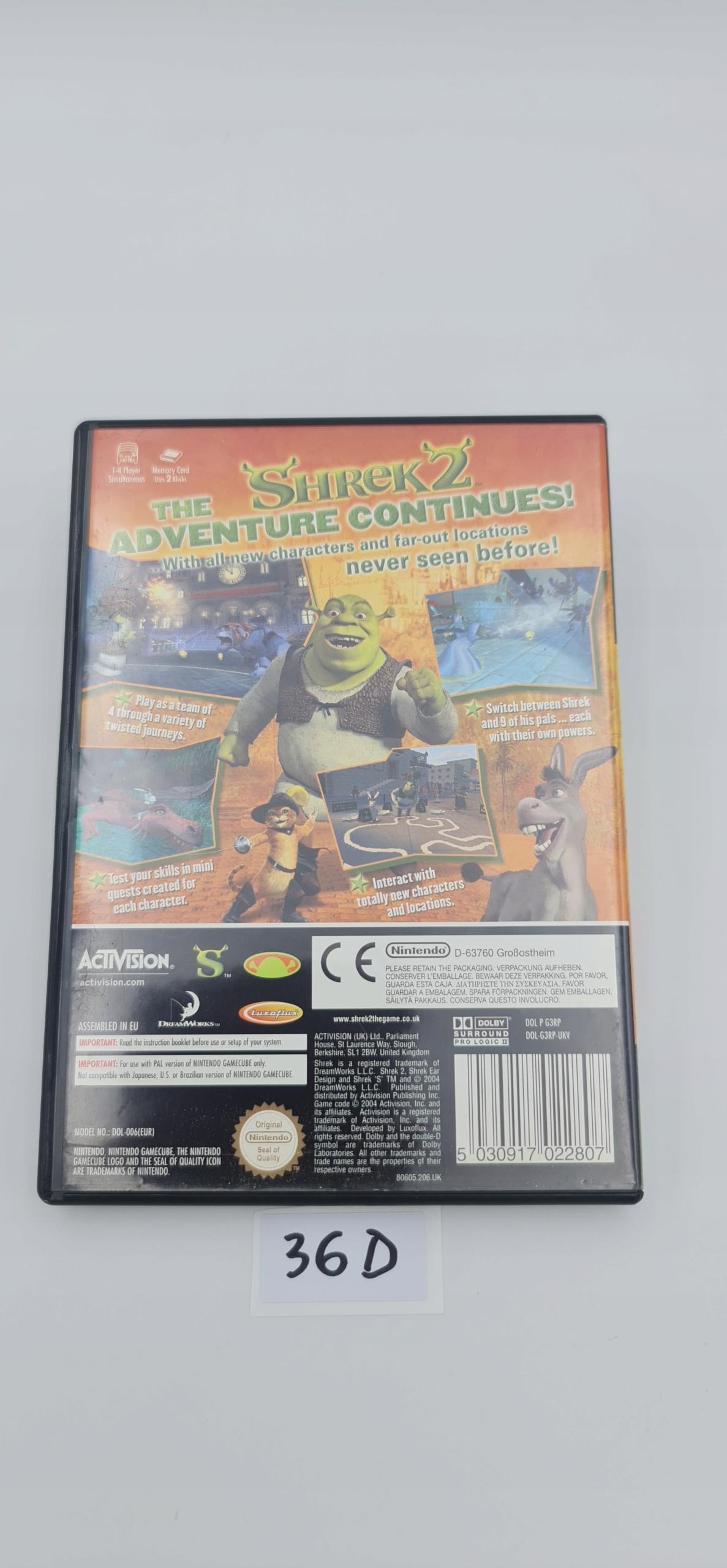 NINTENDO GAMECUBE SHREK 2 Producent Nintendo