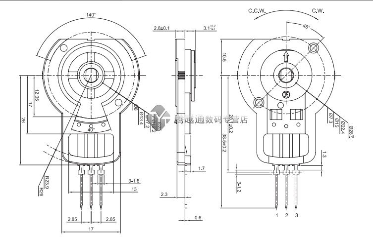 POTENCJOMETR SILNICZKA KLIMY KLIMATYZACJI NAGRZEWNICY VW AUDI SKODA SEAT Jakość części (zgodnie z GVO) P - zamiennik o jakości porównywalnej do oryginału