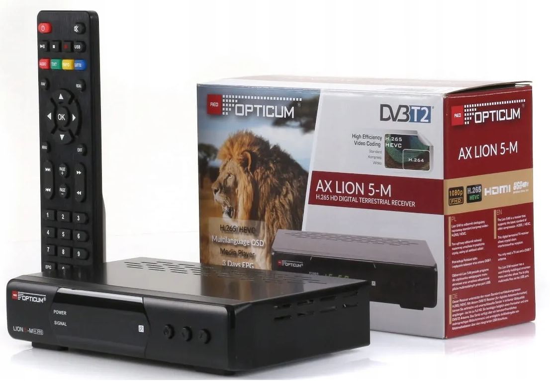 Dekoder DVB-C Opticum/Globo AX Lion 5