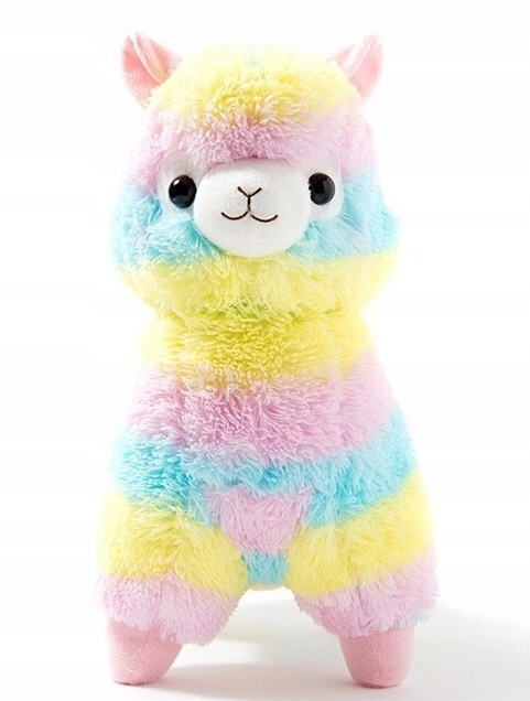 

Maskotka Pluszak Alpaka Tęczowa Lama 20cm Pl