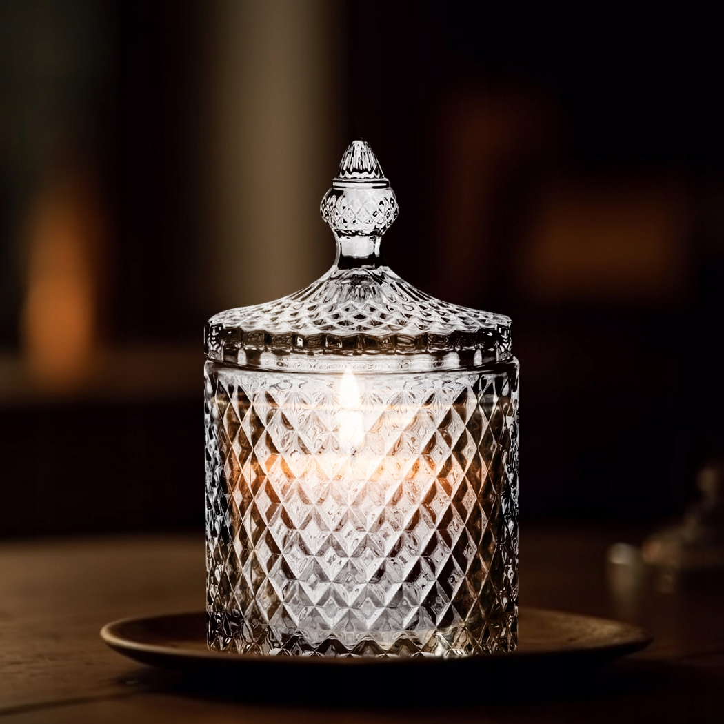 Świeca sojowa o zapachu RÓŻA 240g PREZENTOWA - BIG NATURE CANDLE — 5