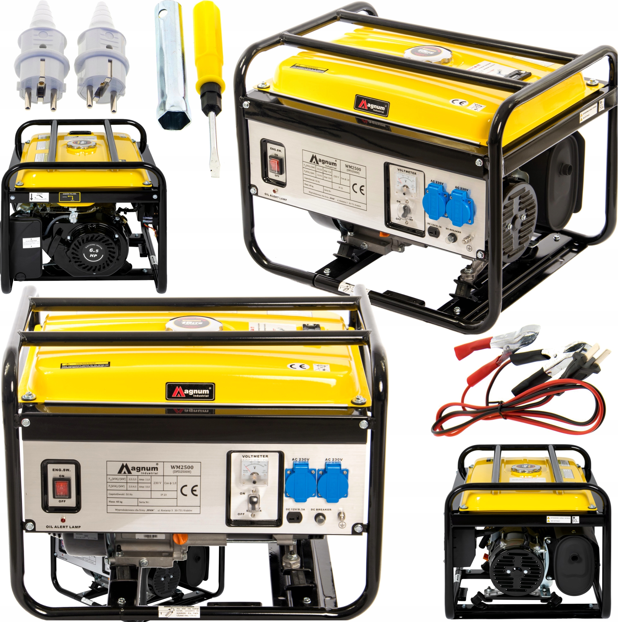 Přenosný Generátor Magnum DF-2500H 2,5KVA Avr 230V 6,5KM Bezyna