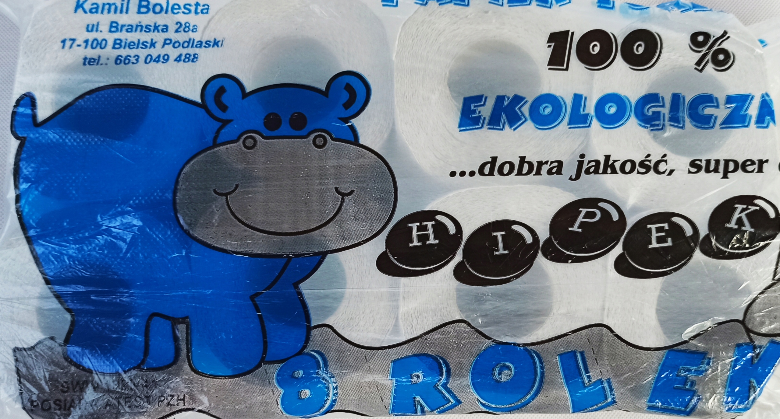 

Papier Toaletowy Ekologiczny 128 rolek