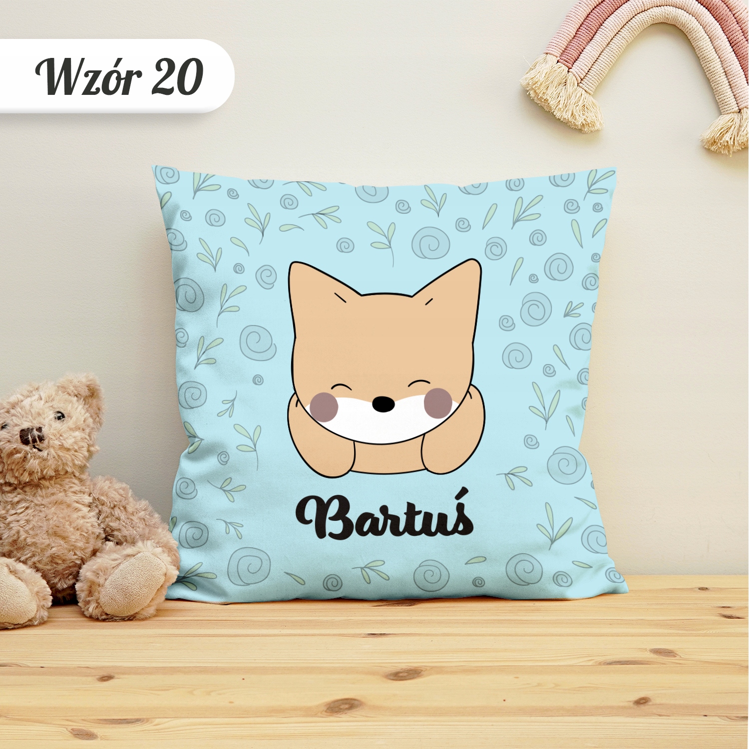 PODUSZKA Z IMIENIEM PODUSZKA DLA DZIECKA PREZENT PODUSZKA DO PRZEDSZKOLA Rodzaj inny