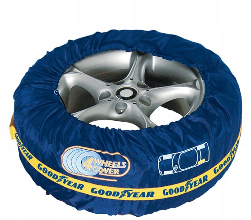 POKROWCE NA KOŁA OPONY 13-16'' 65cm 235mm 4 SZTUKI Marka Goodyear