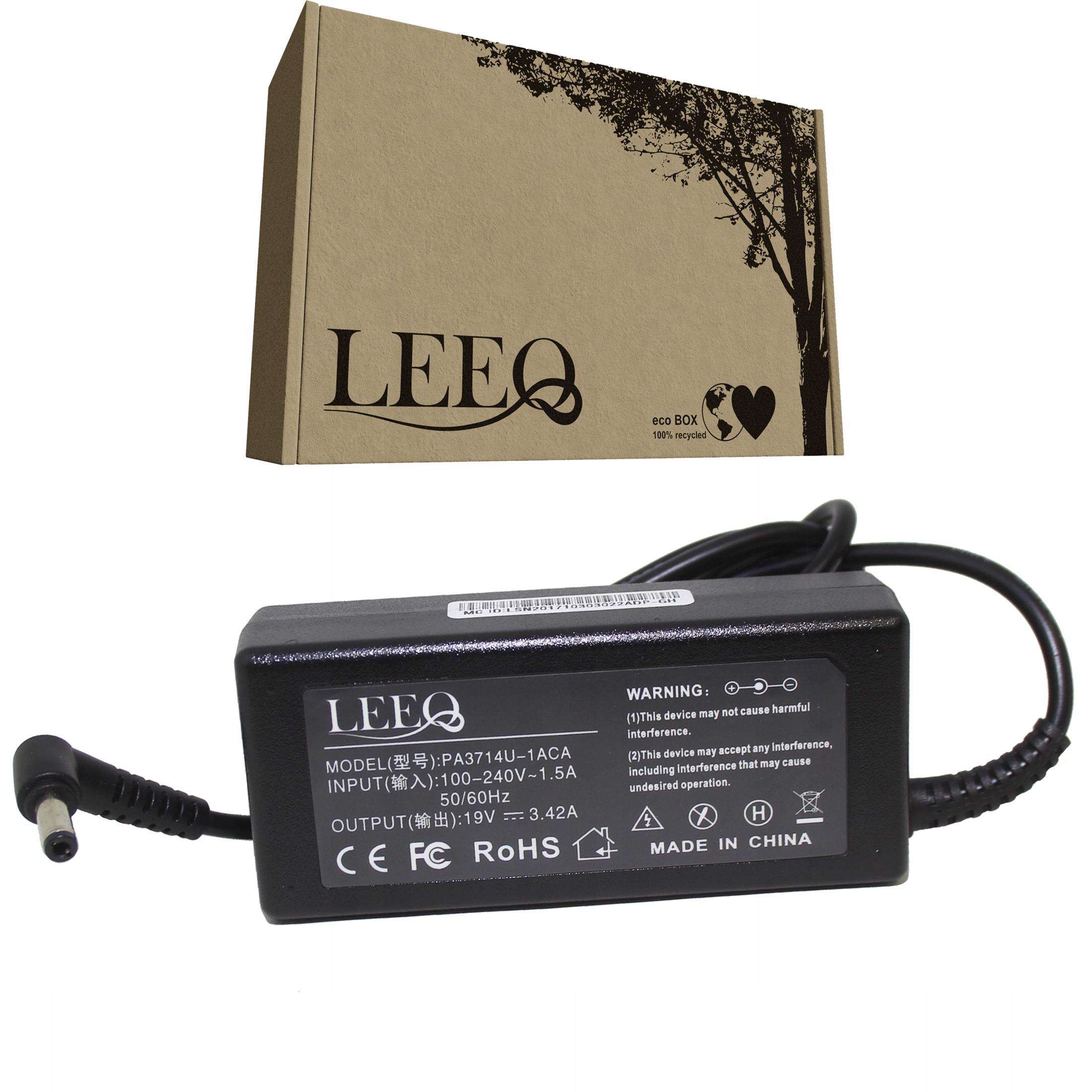 

Ładowarka 65W do Asus Toshiba Acer Lenovo 5,5x2,5