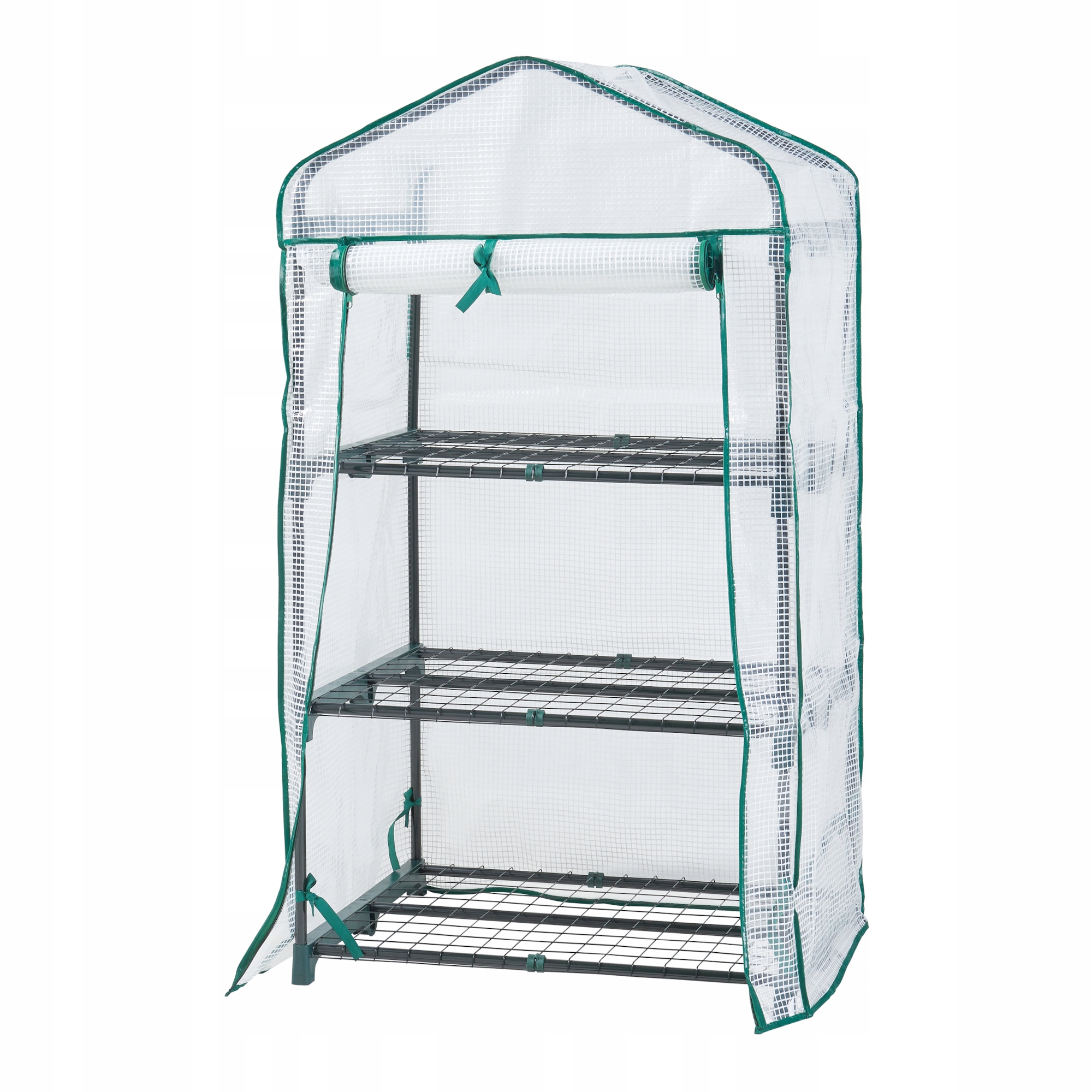 Skleník Chaam se 3 policemi 125x69x49 Cm bílý