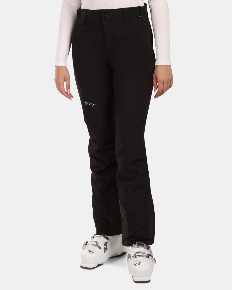 Damskie spodnie narciarskie softshell Kilpi Rhea-w czarne, rozmiar 46