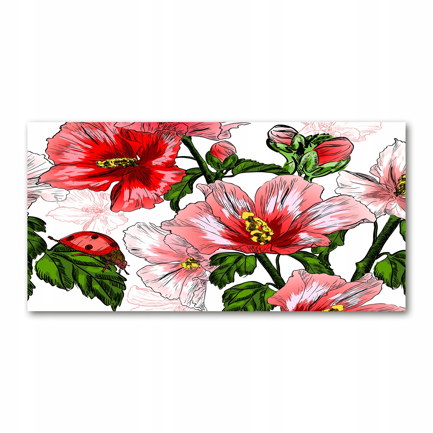

Foto obraz duży akryl nowoczesny Hibiskus 120X60cm