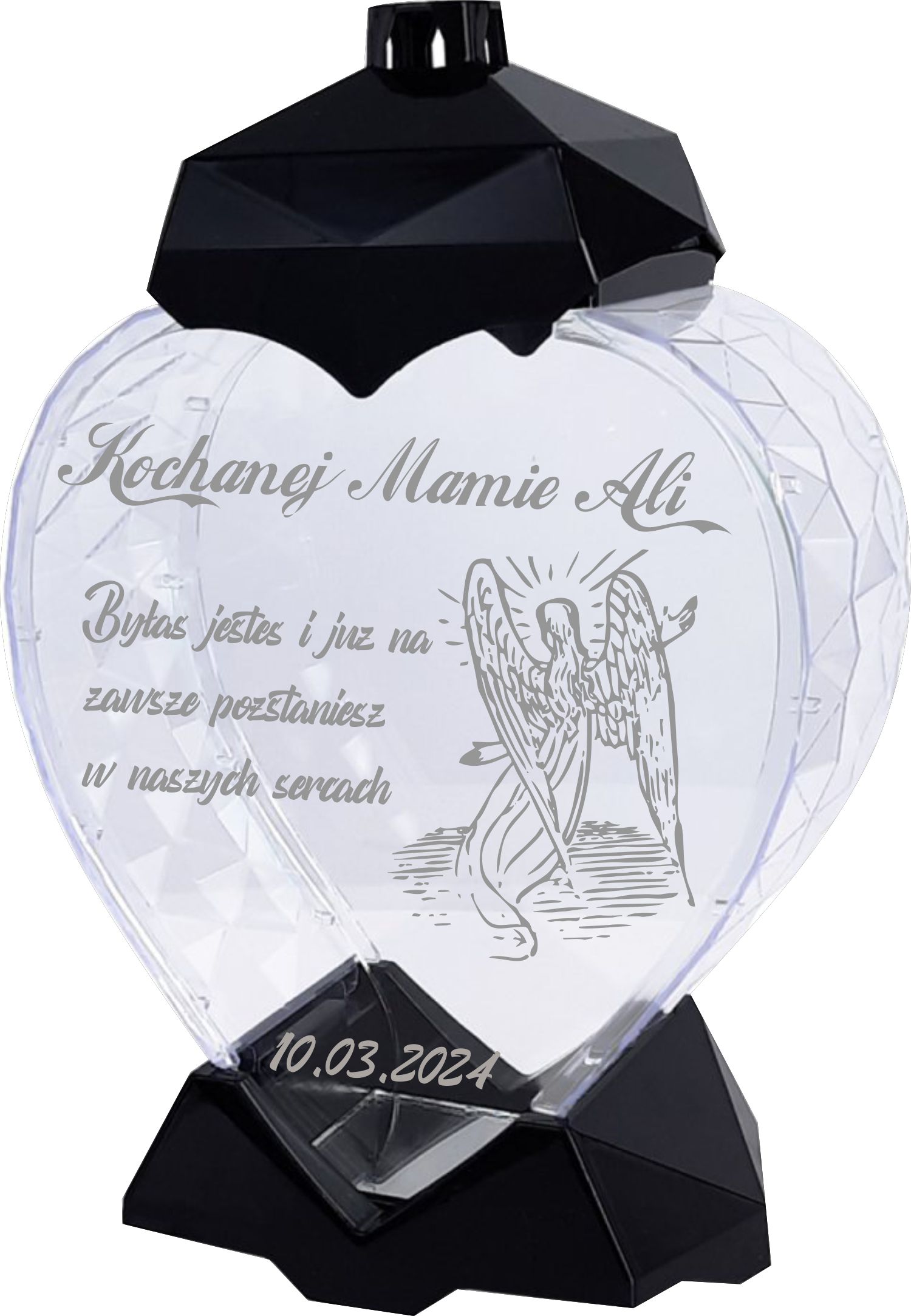 Hřbitovní Svíčka XXL s gravírováním na Hřbitov Hrob pro Maminku