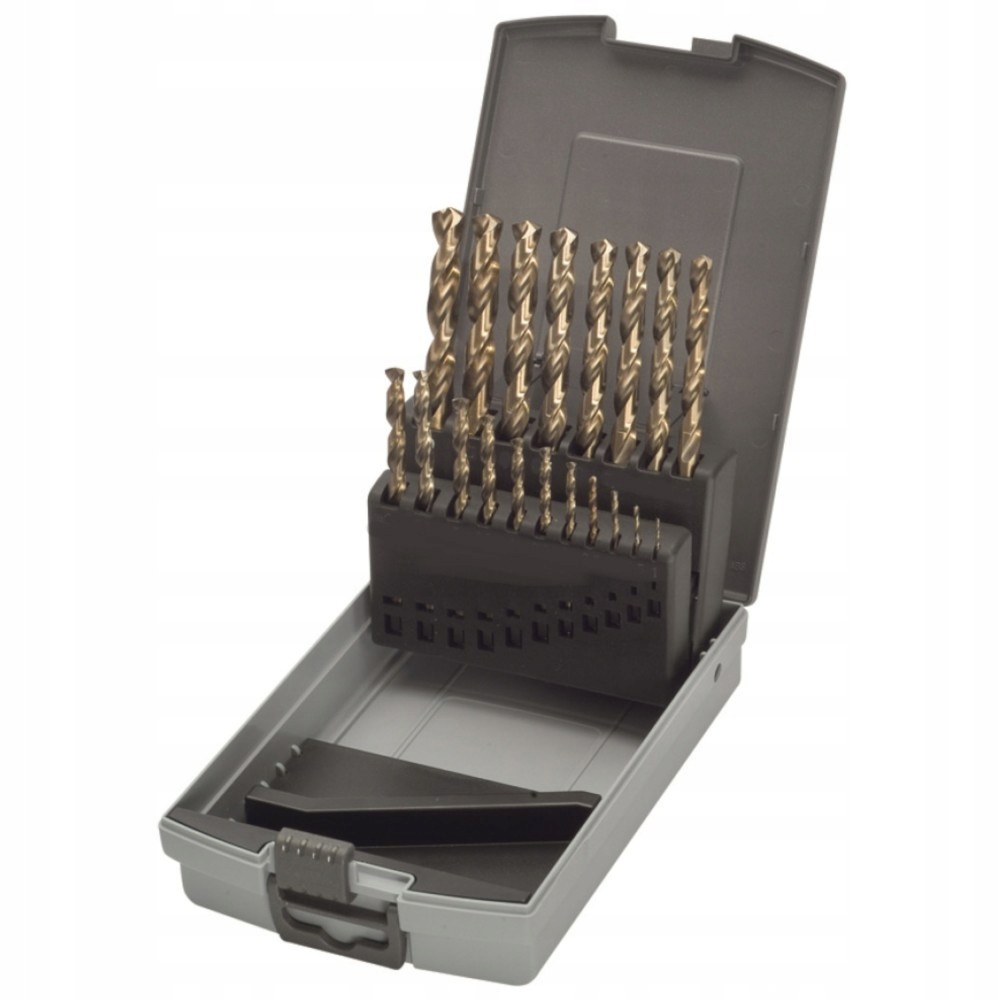 Zestaw Wierteł kobaltowych 1-10 Do Metalu -19szt