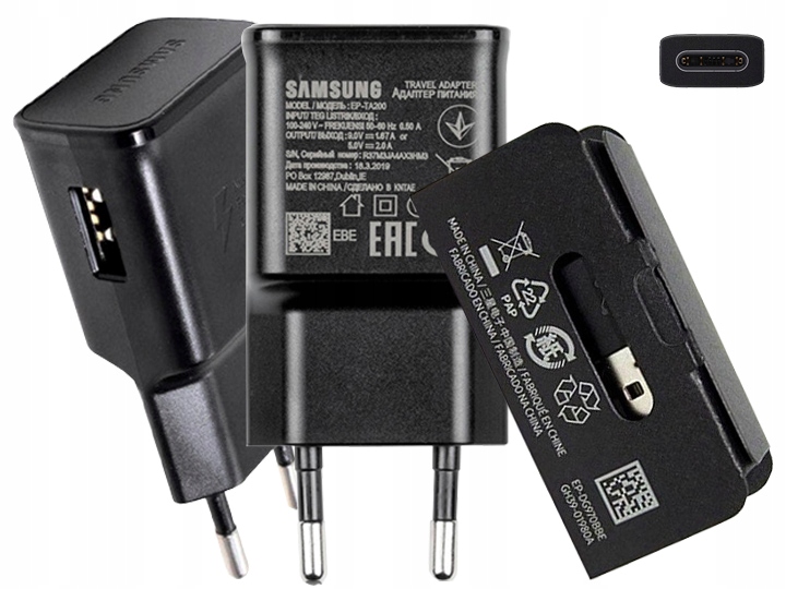

Samsung Ładowarka Sieciowa EP-TA200 + Kabel Typ C