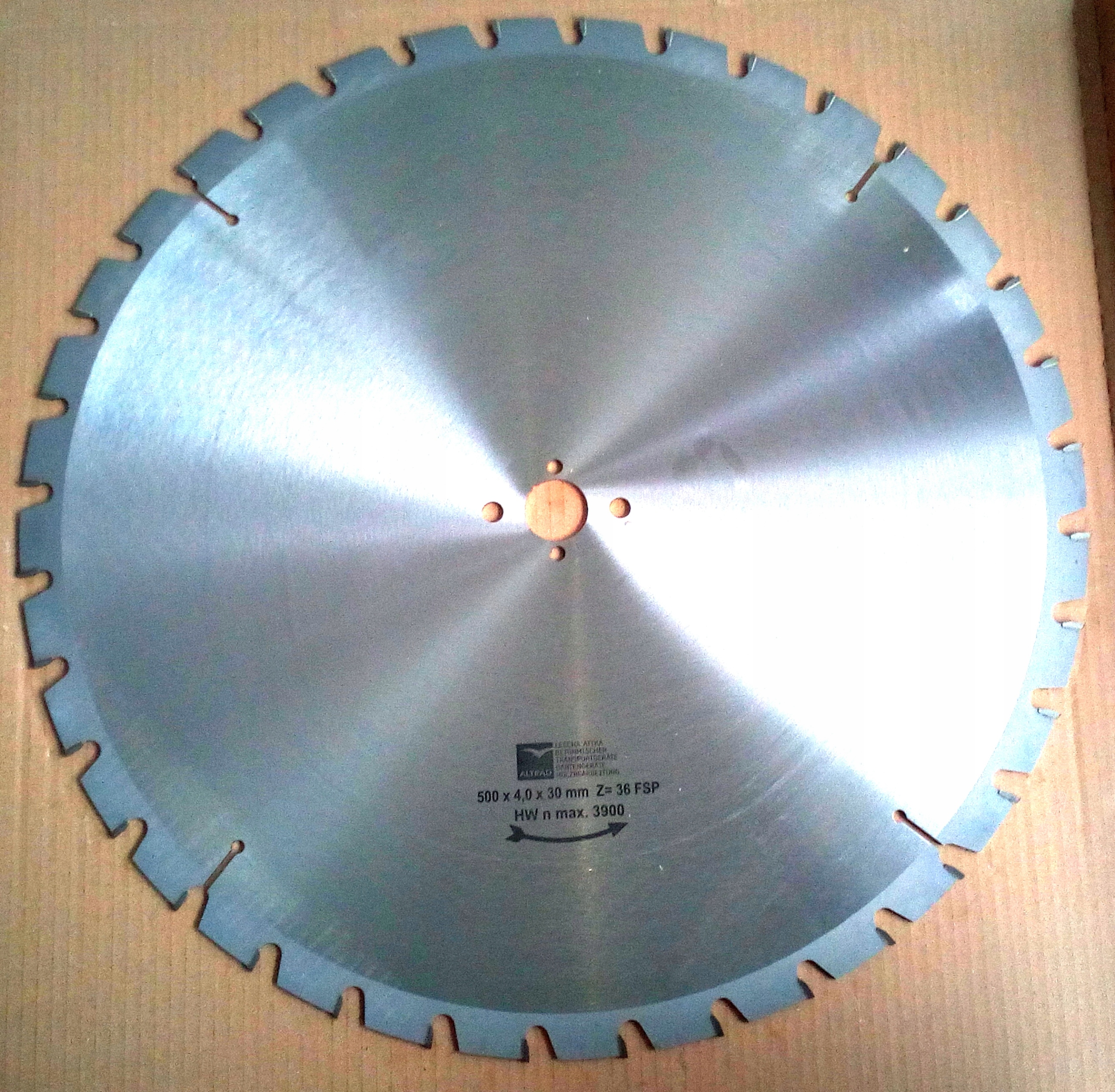 Tarcza tnąca Atika 500mm do drewna opałowego Btk Bth 4000obr