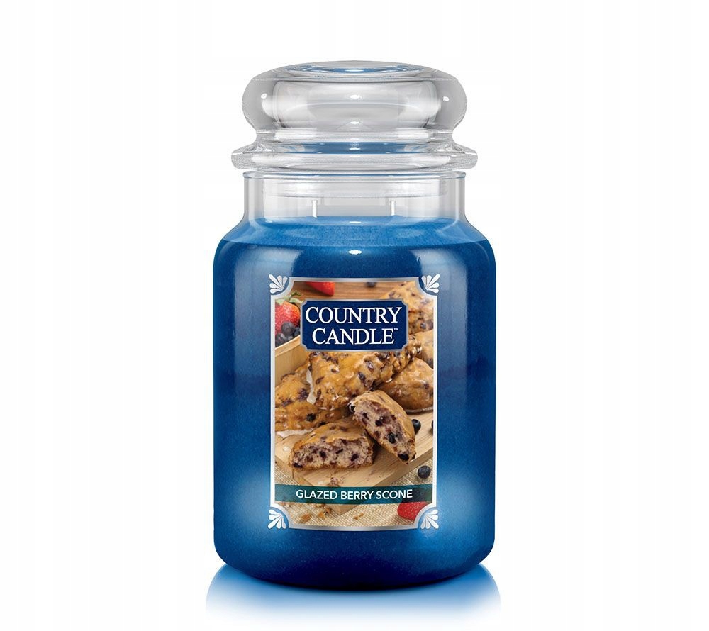 Velká svíčka Glazed Berry Scones Country Candle