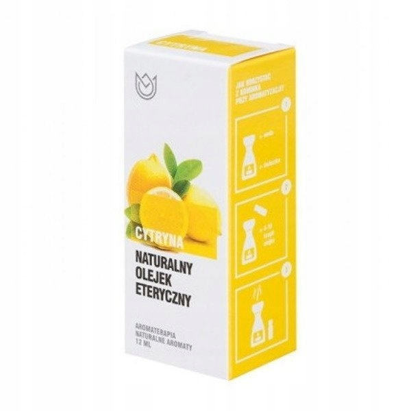 

Naturalny olejek eteryczny cytrynowy, 12 ml