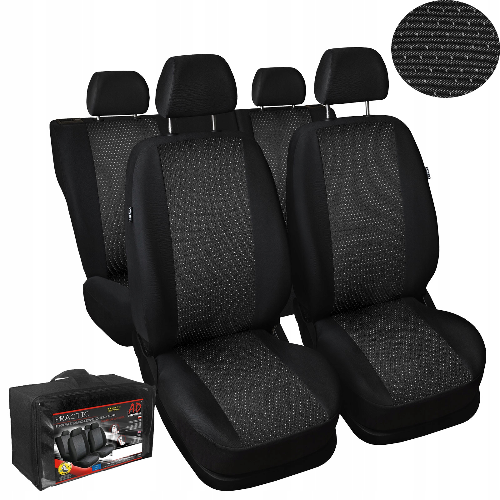 Pokrowce Miarowe do Fiat Sedici 06-14r. Practic