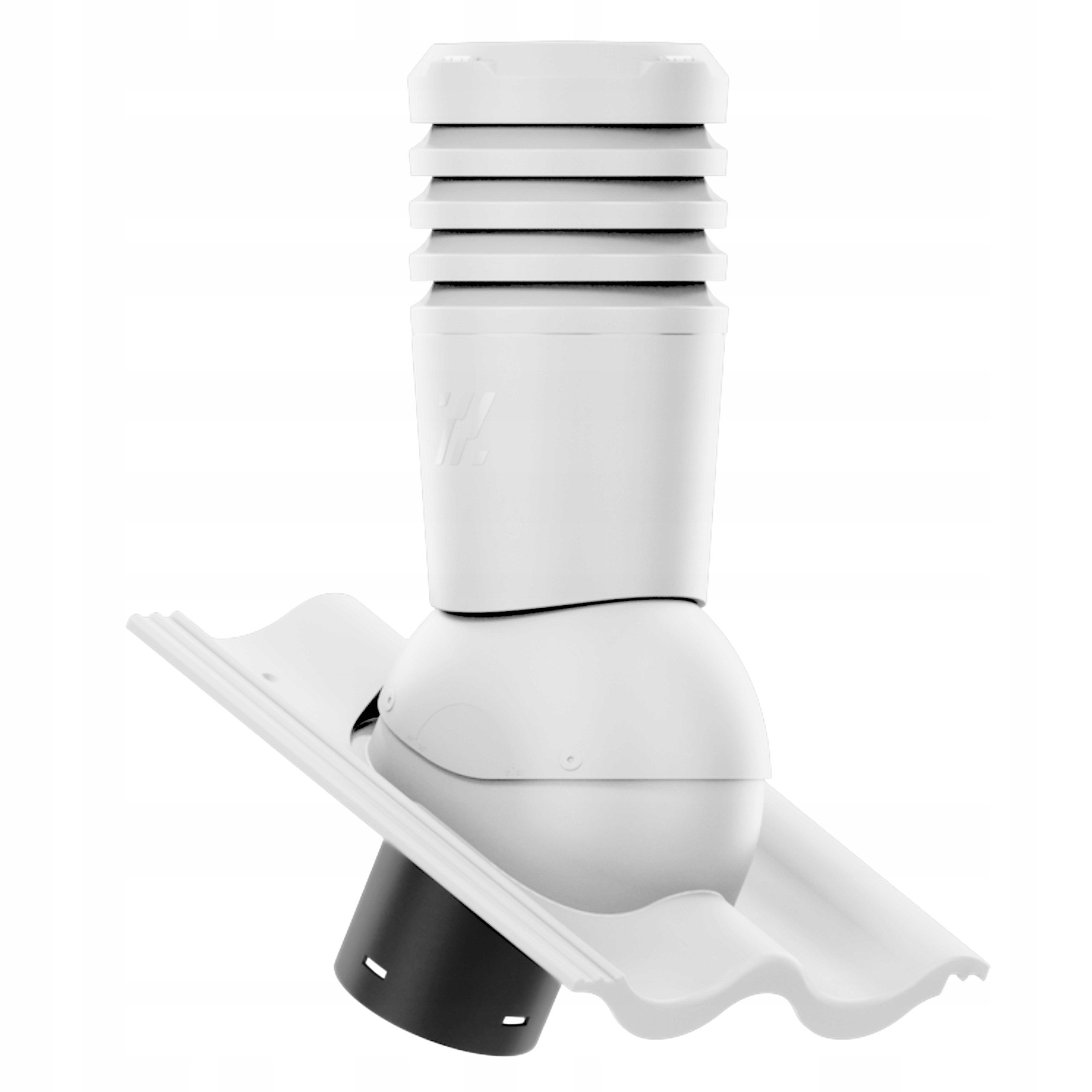 Větrací komín ECO150 střešní taška Benders Palema Šedá