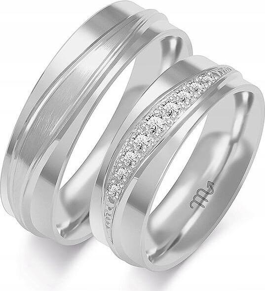 Bílé zlato jemný prsten 14K 585 velikost 14 15 16 s gravírování dámský pánský