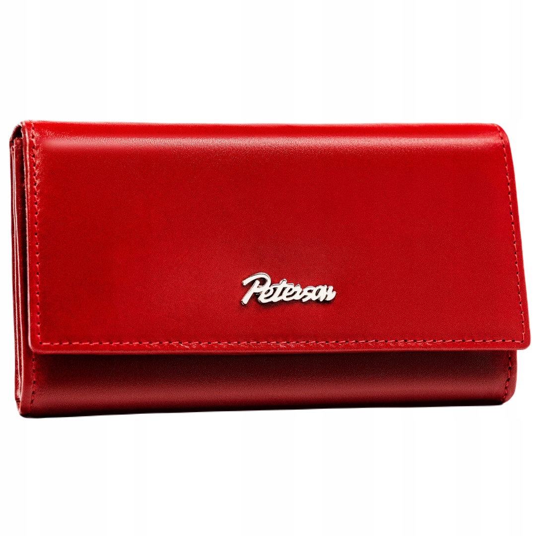 Dámská kožená peněženka Peterson Ptn SET-D-68-KCS Red