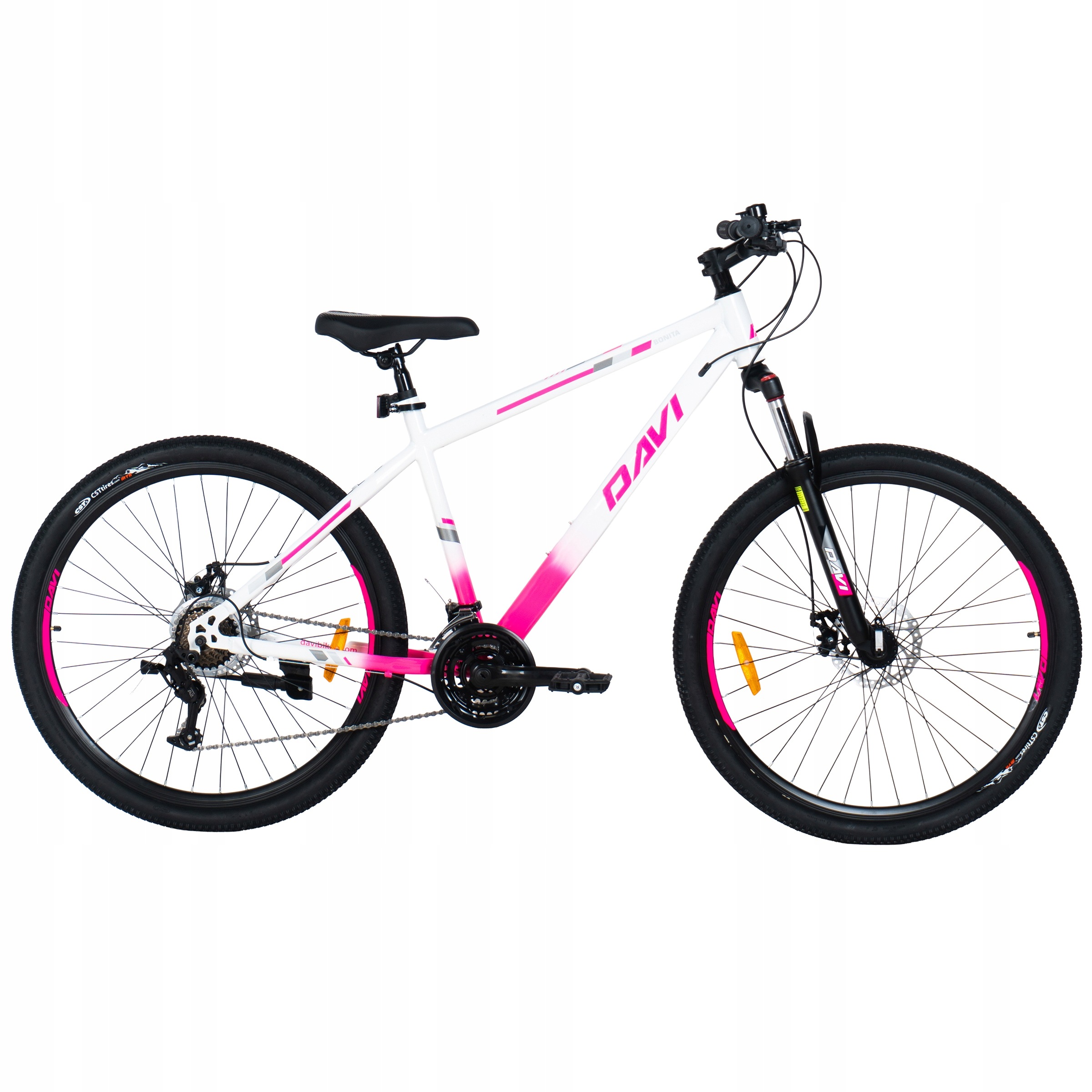 Rower Damski Mtb Górski 27.5" Koło Rama 17 Cali Davi Bonita Amortyzacja