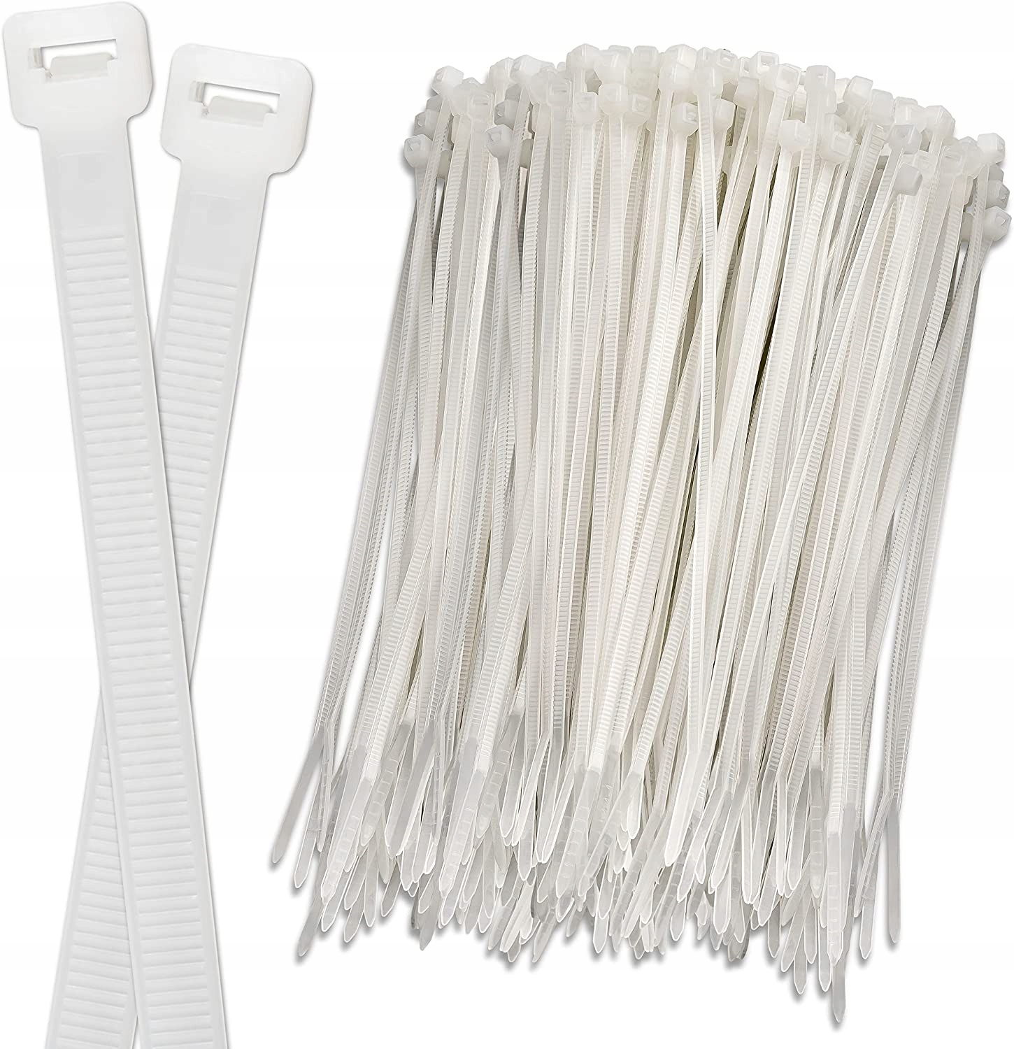 OPASKI ZACISKOWE TRYTYTKI OPASKI KABLOWE TRYTKI BIAŁE 4,8x250 mm 100szt Kod producenta BIAŁE 4,8X250