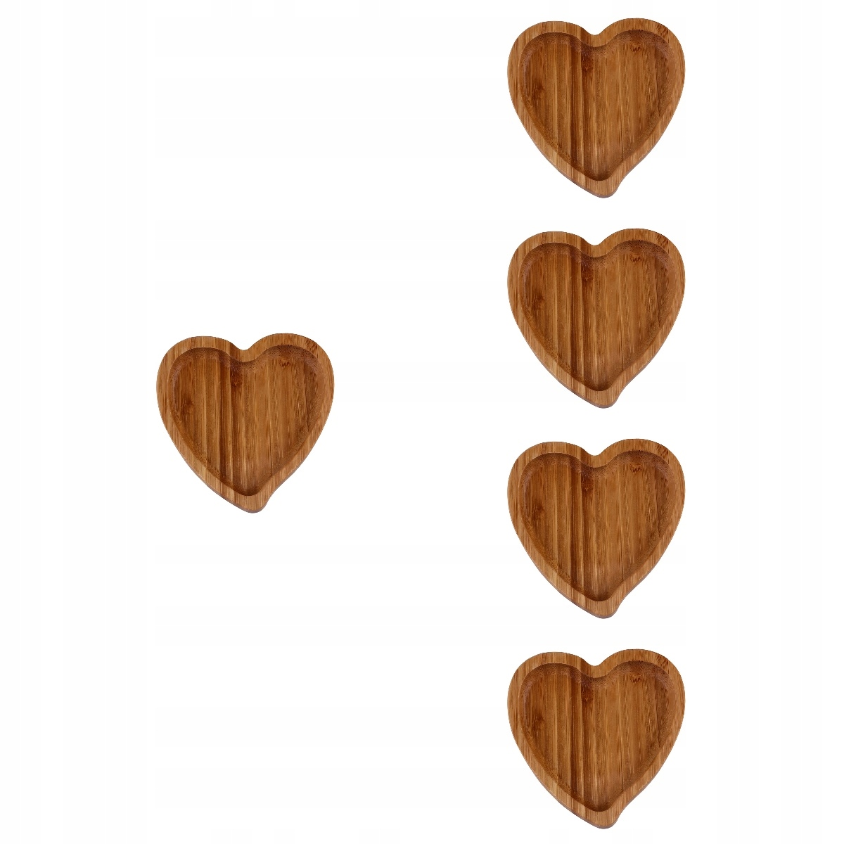 TALERZ DESEROWY LOVE TACKA BAMBUSOWA PRZEKĄSKI 5 OPAK Materiał inny