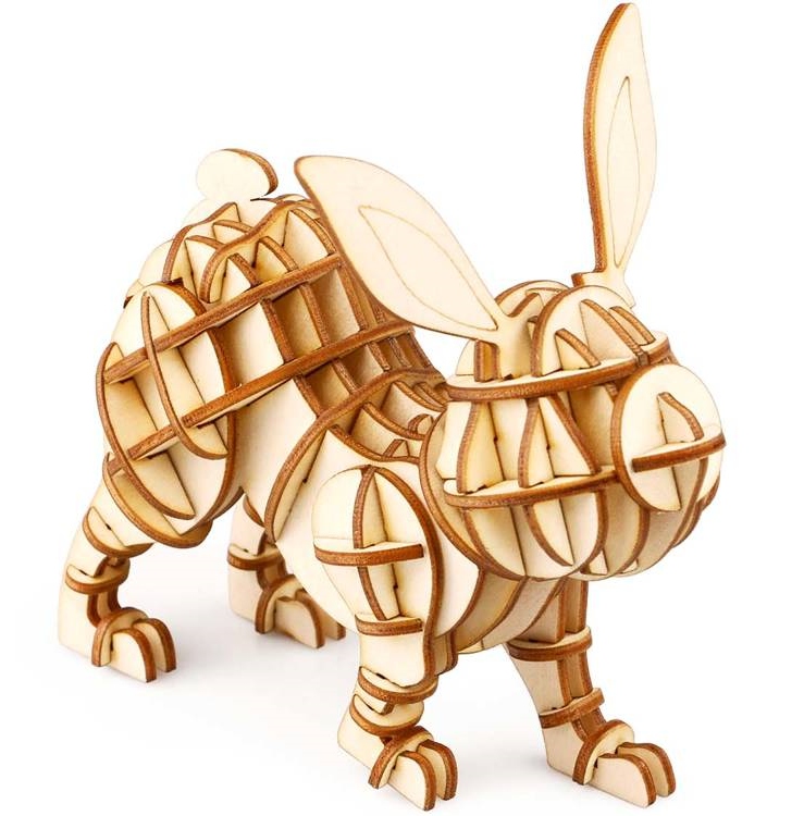 

Robotime Drewniane Puzzle 3D – Królik do składania