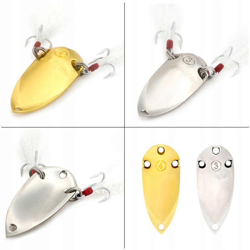 BŁYSTKA Blacha SZCZUPAK SANDACZ 15g 5,1cm 2kotwice Kod producenta F169