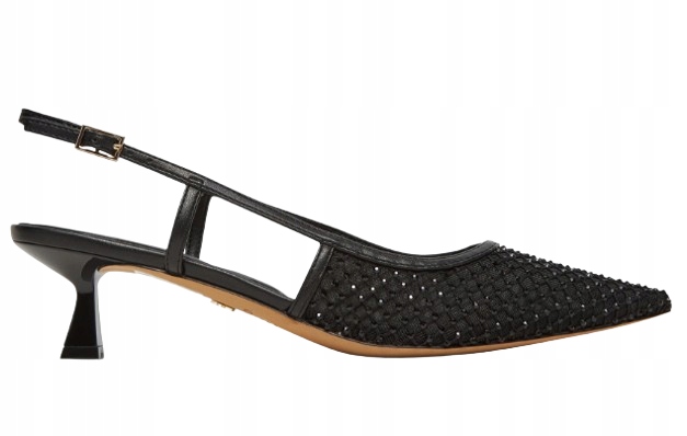 Aldo Lodičky S Ažurovým Svrškem Na Podpatku Černé 35 T7G