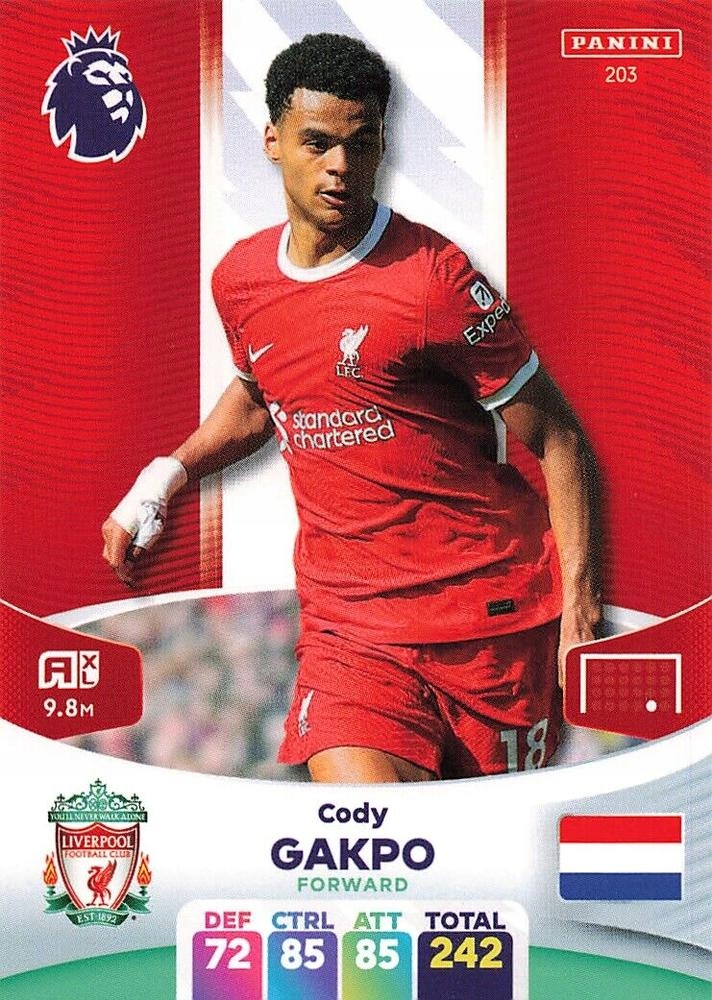 Premier League 2024 203 Cody Gakpo Panini Adrenaly