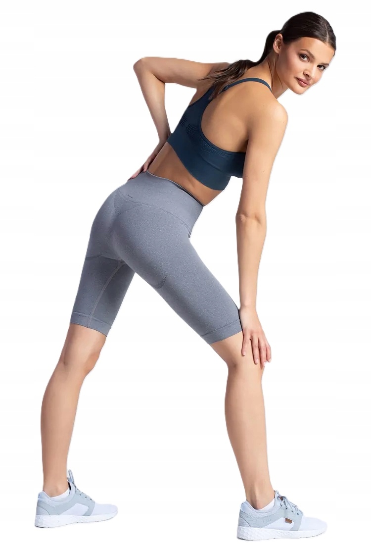 GATTA FITNESS SPODENKI BIEGOWE IDEALNIE DOPASOWANE LEGGINSY TRENINGOWE - S Rozmiar S