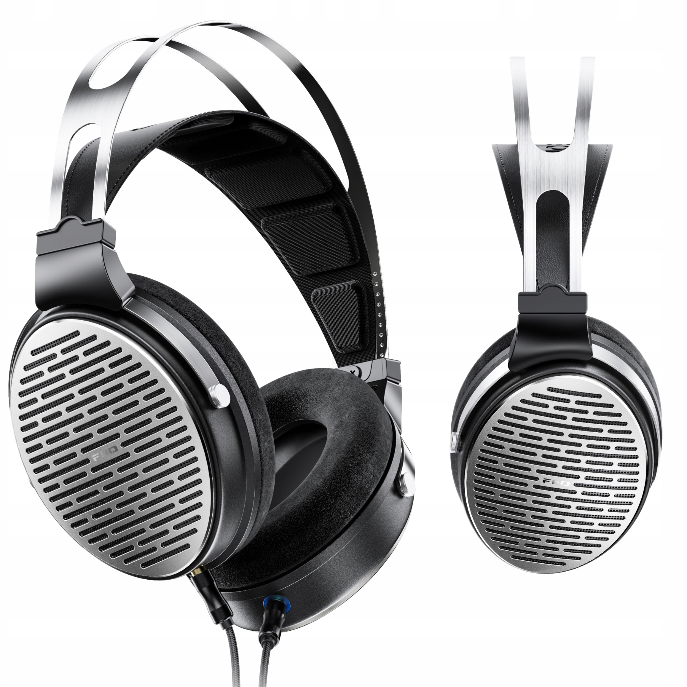 Fiio x Jade Audio JT3 Srebrne Słuchawki Dynamiczne Nauszne Otwarte Hi-res