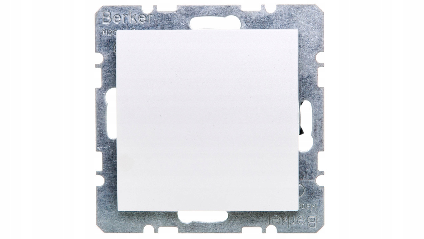 Berker B.Kwadrat Zaślepka z elementem centralnym śnieżnobiała 6710091909