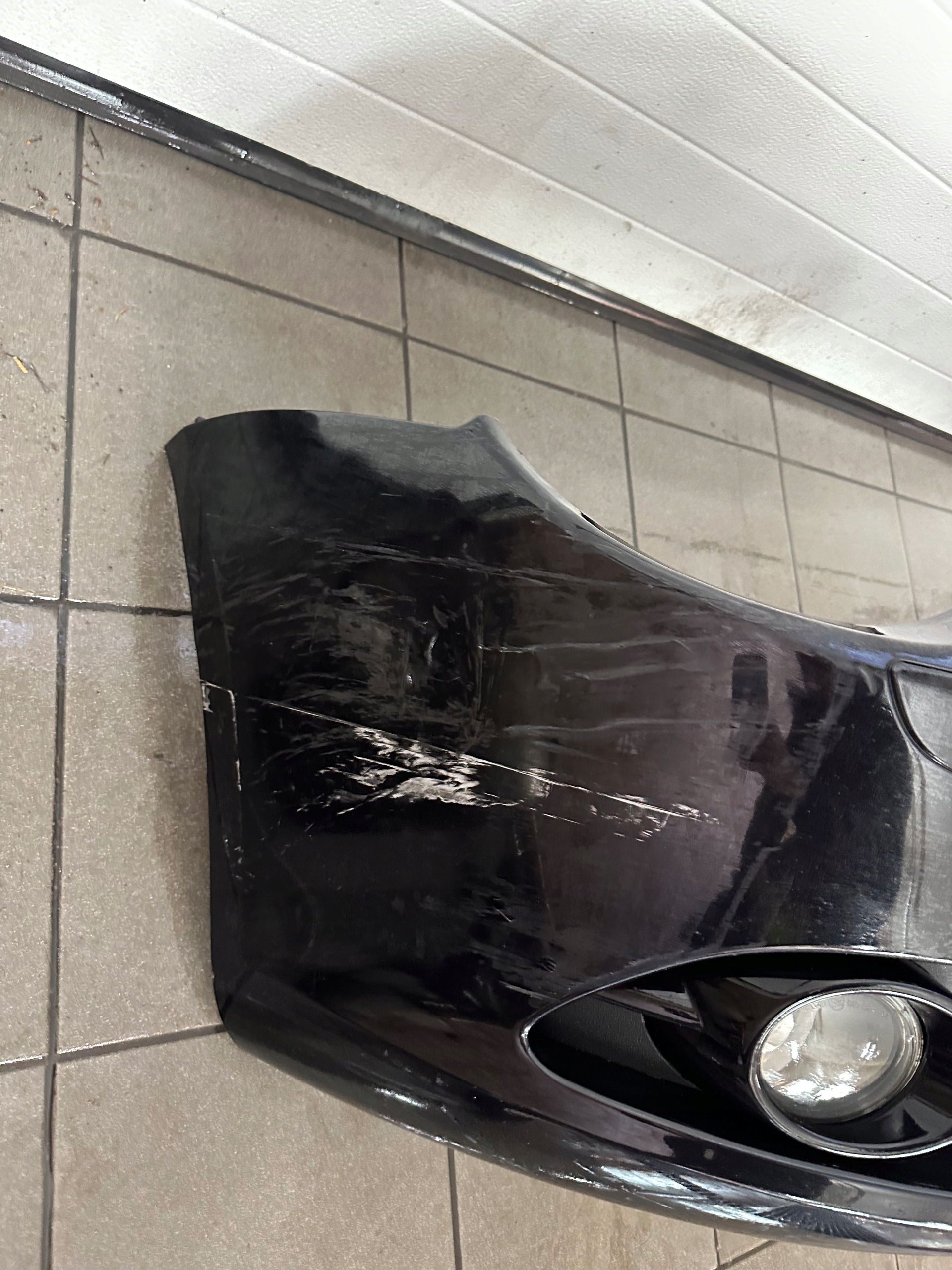 VW EOS 06- bumper washers XENON front LC9X