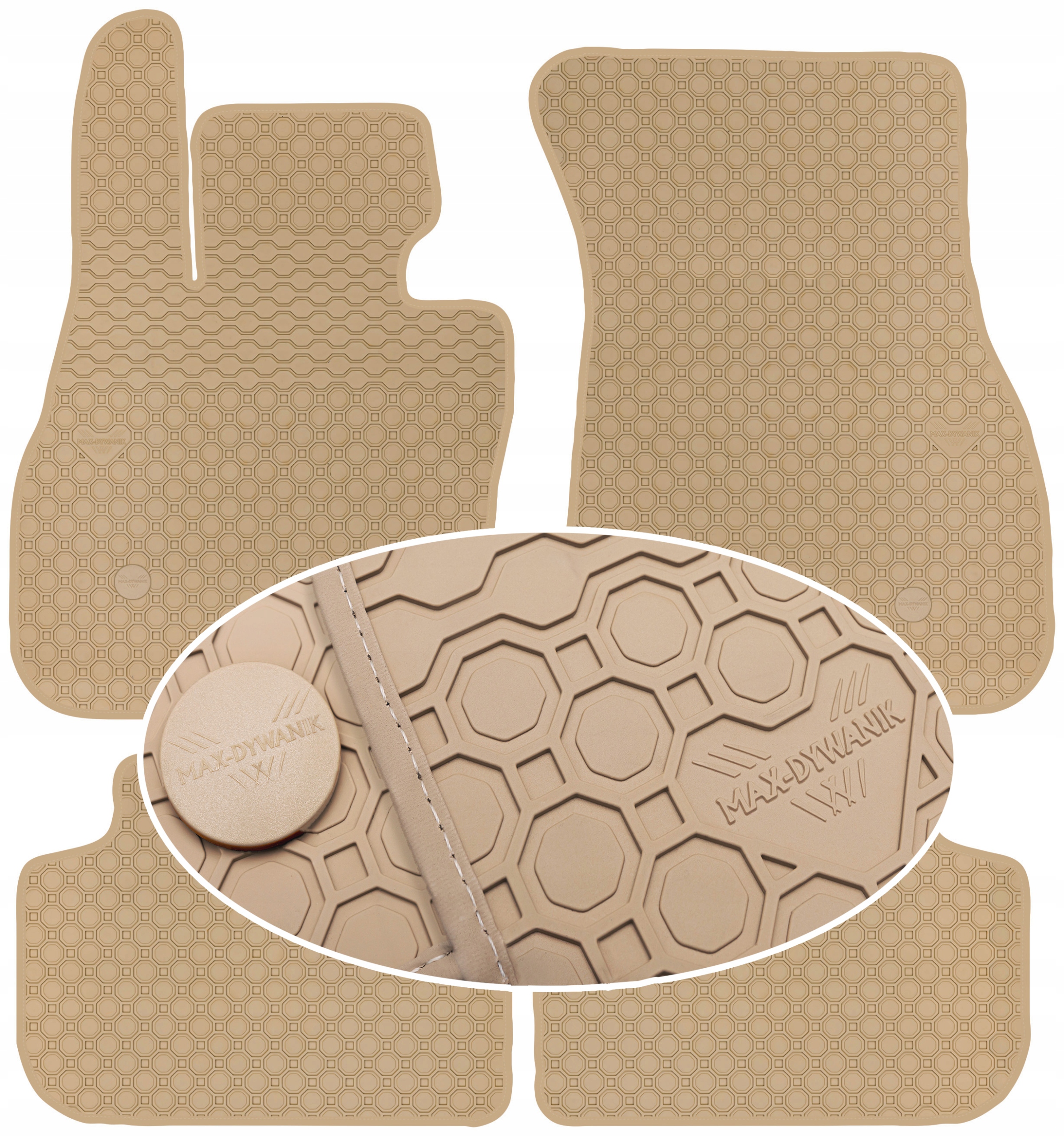 Bmw 1 F40 2019 Béžové koberčeky