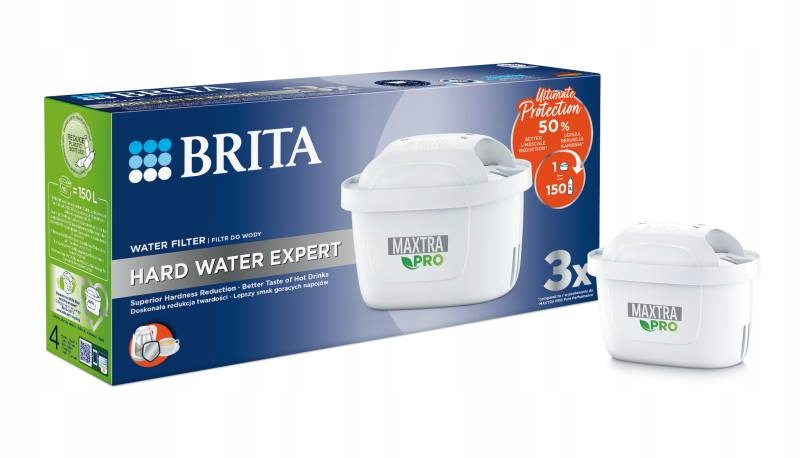 Filtr Brita MAXTRA PRO Hard Water Expert - 3 sztuki
