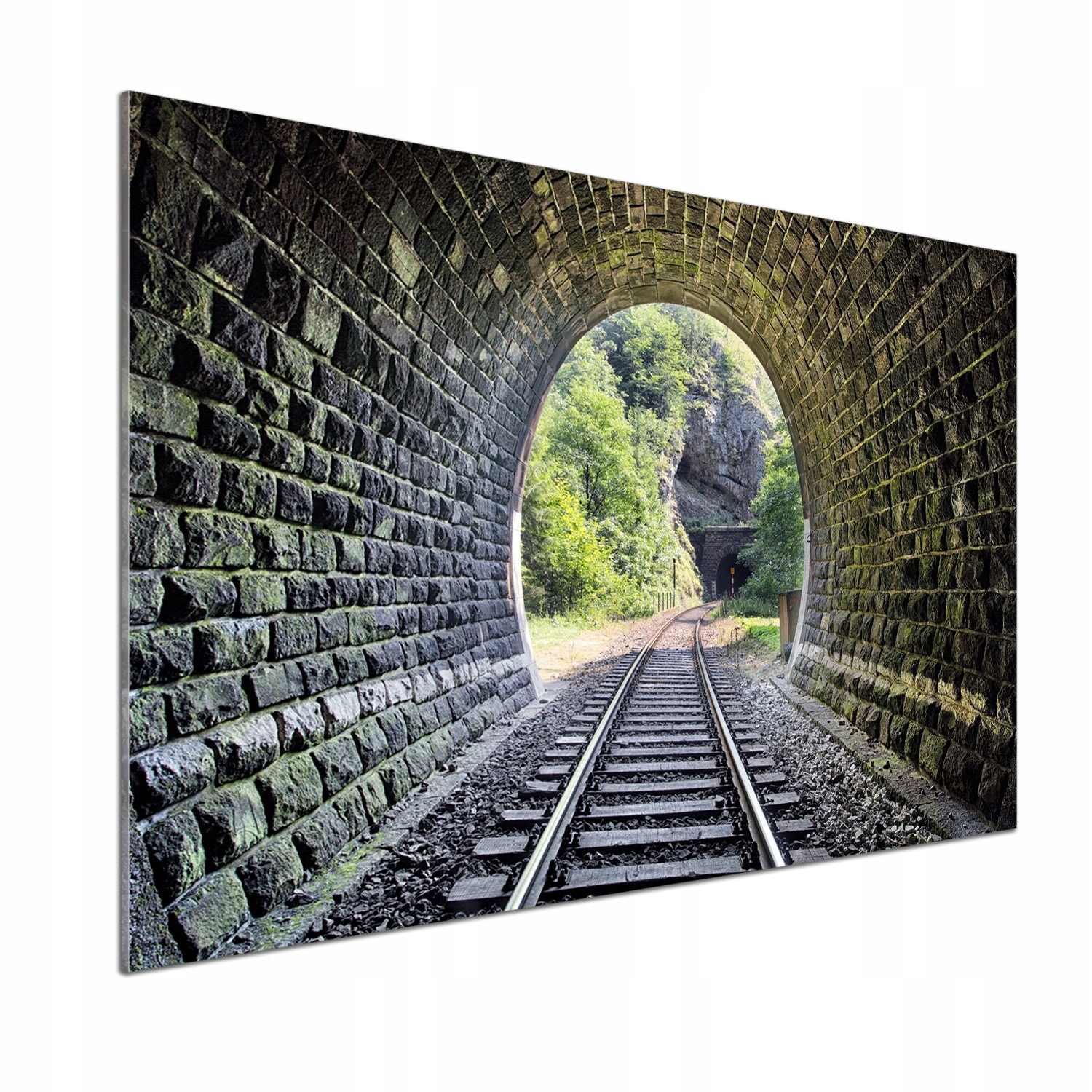 Panel do kuchyne Železničný tunel 100 x 70 cm Lepidlo