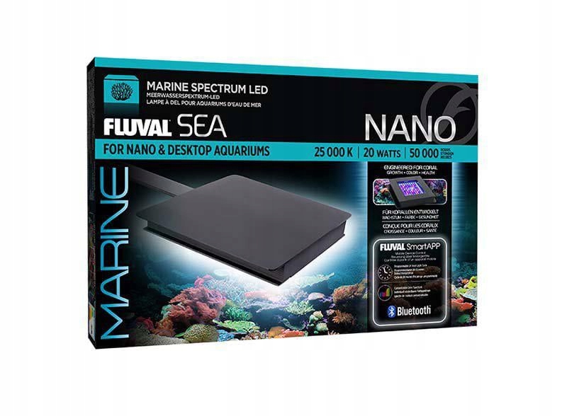 Fluval Nano Marine Led 20W 12,7X12,7CM (120.8386)