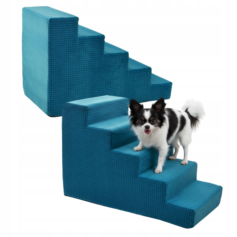 Levně Schody pro psa kočku Rampa 50 cm 5 stupňů Schody Plošina Protiskluzová