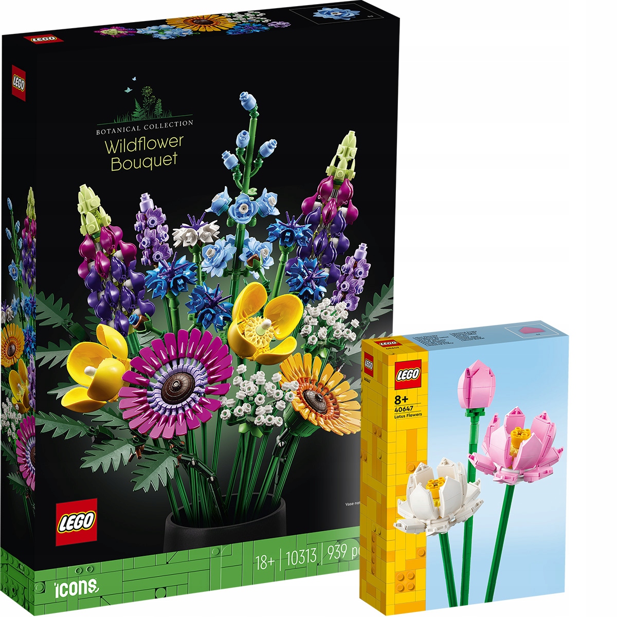 Lego Icons Creator Kytice z polních květů 10313 Lego Lotosové květy 40647